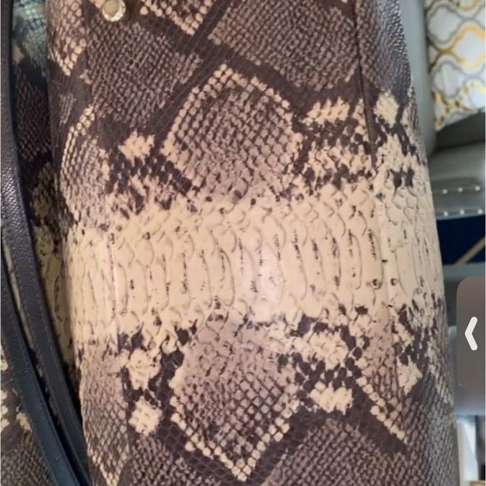 Coach Morgan Satchel In Python Snakeskin Embossed… - image 4